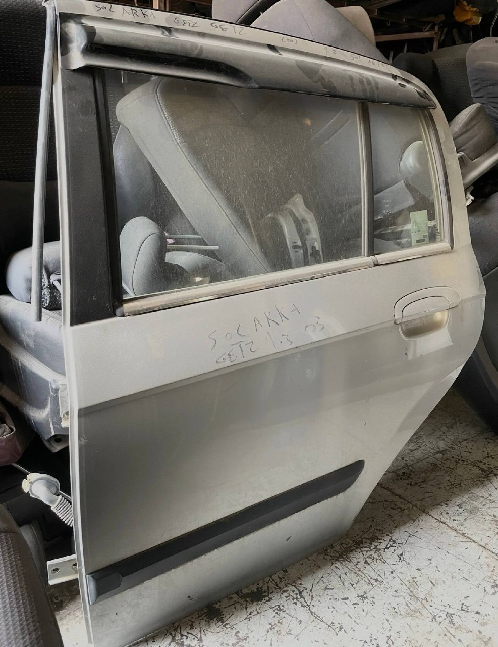 Hyundai getz sol arka kapı hatasız (gri) Hyundai getz sol arka kapı hatasız (gri)